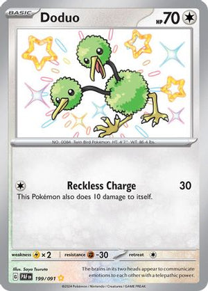 Doduo 199 - SV Paldean Fates Holofoil - Poke-Collect