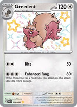 Greedent 206 - SV Paldean Fates Holofoil - Poke-Collect