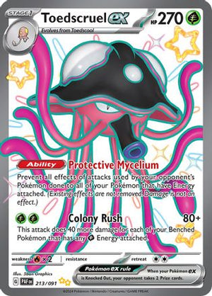 Toedscruel ex 213 - SV Paldean Fates Holofoil - Poke-Collect