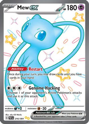 Mew ex 216 - SV Paldean Fates Holofoil - Poke-Collect