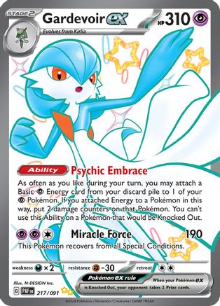 Gardevoir ex 217 - SV Paldean Fates Holofoil - Poke-Collect