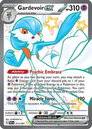 Gardevoir ex 217 - SV Paldean Fates Holofoil - Poke-Collect