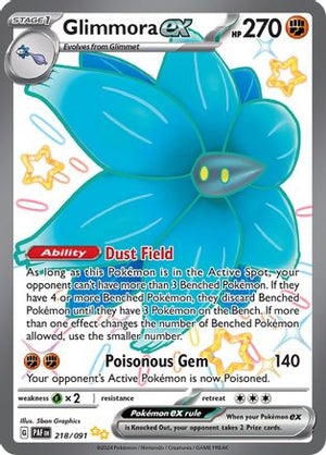 Glimmora ex 218 - SV Paldean Fates Holofoil - Poke-Collect