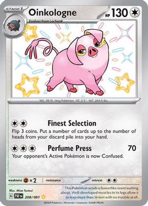 Oinkologne 208 - SV Paldean Fates Holofoil - Poke-Collect