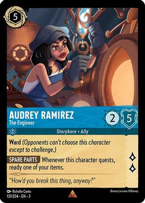 Audrey Ramirez - The Engineer (137/204) - Into the Inklands Cold Foil