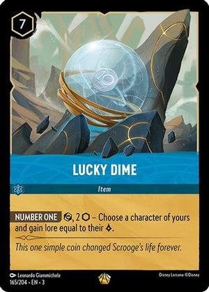 Lucky Dime (165/204) - Into the Inklands Cold Foil