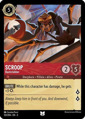 Scroop - Backstabber (122/204) - Into the Inklands Cold Foil