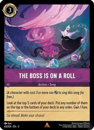 The Boss is on a Roll (63/204) - Into the Inklands Cold Foil