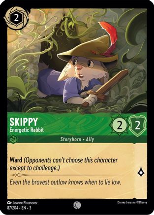 Skippy - Energetic Rabbit (87/204) - Into the Inklands Cold Foil