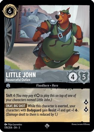 Little John - Resourceful Outlaw (178/204) - Into the Inklands Cold Foil