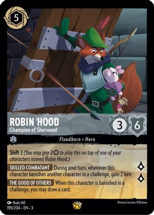 Robin Hood - Champion of Sherwood (190/204) - Into the Inklands Cold Foil