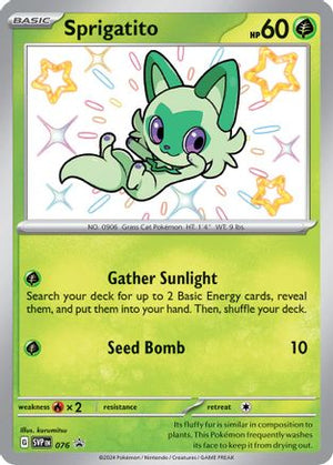 Sprigatito - 076 76 - SV Scarlet & Violet Promo Cards Holofoil - Poke-Collect