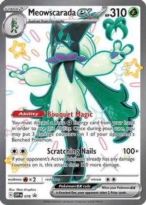 Meowscarada ex - 078 78 - SV Scarlet & Violet Promo Cards Holofoil - Poke-Collect