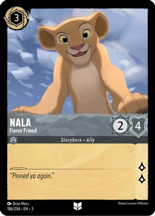 Nala - Fierce Friend (186/204) - Into the Inklands Cold Foil