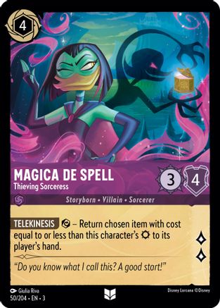 Magica De Spell - Thieving Sorceress (50/204) - Into the Inklands Cold Foil