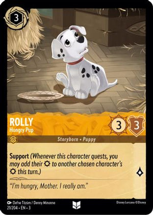 Rolly - Hungry Pup (21/204) - Into the Inklands Cold Foil