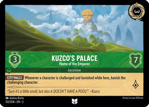 Kuzco's Palace - Home of the Emperor (102/204) - Into the Inklands Cold Foil