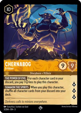 Chernabog - Evildoer (3/204) - Into the Inklands