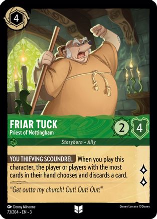 Friar Tuck - Priest of Nottingham (73/204) - Into the Inklands