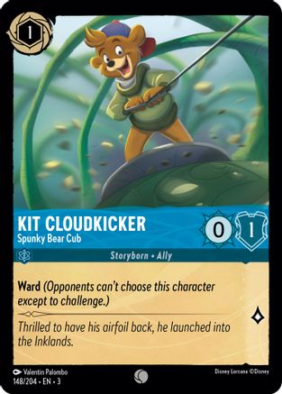 Kit Cloudkicker - Spunky Bear Cub (148/204) - Into the Inklands