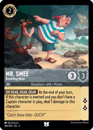 Mr. Smee - Bumbling Mate (184/204) - Into the Inklands