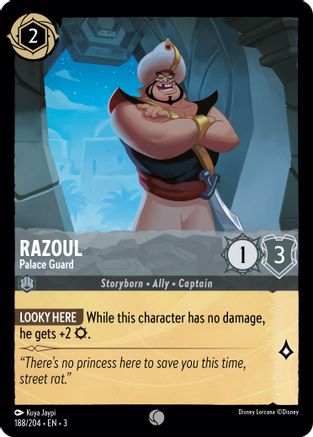 Razoul - Palace Guard (188/204) - Into the Inklands Cold Foil