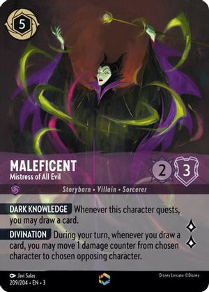 Maleficent - Mistress of All Evil (Enchanted) (209/204) - Into the Inklands Holofoil