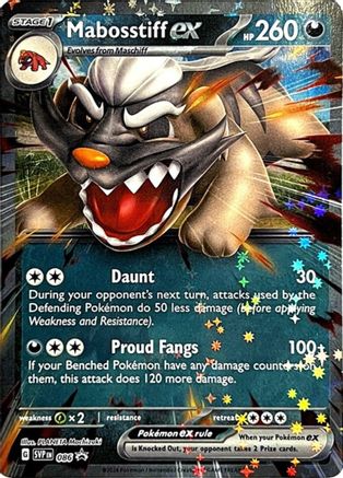 Mabosstiff ex - 086 86 - SV Scarlet & Violet Promo Cards Holofoil - Poke-Collect