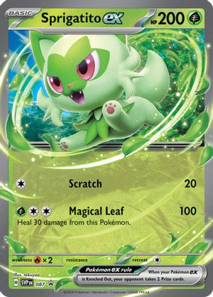 Sprigatito ex - 087 87 - SV Scarlet & Violet Promo Cards Holofoil