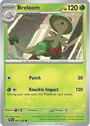 Breloom 7 - SV05 Temporal Forces Reverse Holofoil - Poke-Collect