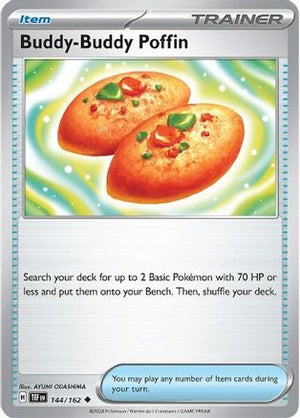 Buddy-Buddy Poffin 144 - SV05 Temporal Forces Reverse Holofoil - Poke-Collect