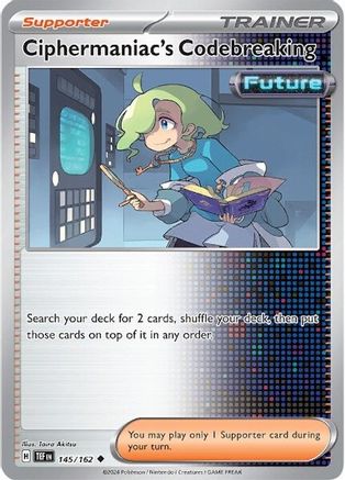 Ciphermaniac's Codebreaking - 145/162 145 - SV05 Temporal Forces Reverse Holofoil - Poke-Collect