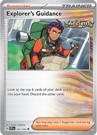 Explorer's Guidance - 147/162 147 - SV05 Temporal Forces Reverse Holofoil - Poke-Collect