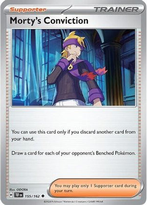 Morty's Conviction 155 - SV05 Temporal Forces Reverse Holofoil - Poke-Collect