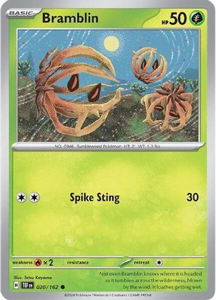 Bramblin 20 - SV05 Temporal Forces Reverse Holofoil - Poke-Collect