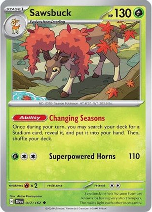 Sawsbuck - 017/162 17 - SV05 Temporal Forces - Poke-Collect