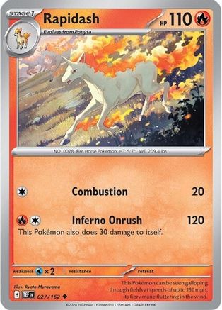 Rapidash 27 - SV05 Temporal Forces - Poke-Collect
