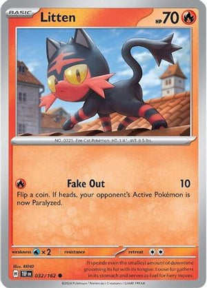 Litten 32 - SV05 Temporal Forces - Poke-Collect
