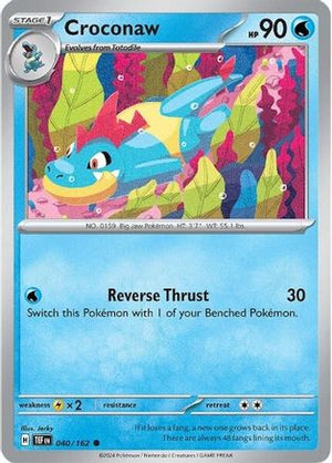 Croconaw 40 - SV05 Temporal Forces Reverse Holofoil