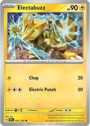 Electabuzz 53 - SV05 Temporal Forces Reverse Holofoil - Poke-Collect