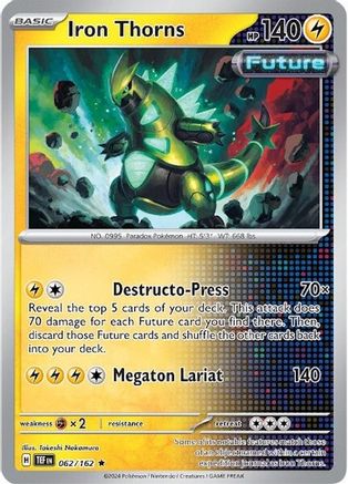Iron Thorns 62 - SV05 Temporal Forces Holofoil - Poke-Collect