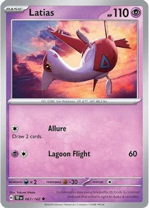 Latias 67 - SV05 Temporal Forces Reverse Holofoil - Poke-Collect
