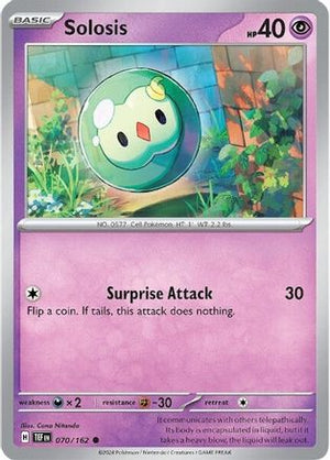 Solosis 70 - SV05 Temporal Forces Reverse Holofoil - Poke-Collect