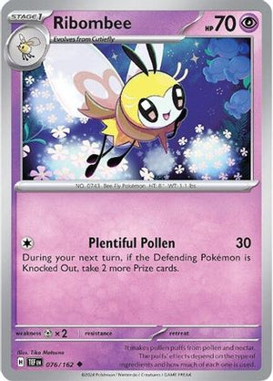 Ribombee 76 - SV05 Temporal Forces Reverse Holofoil - Poke-Collect