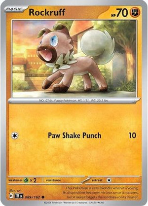 Rockruff 89 - SV05 Temporal Forces - Poke-Collect