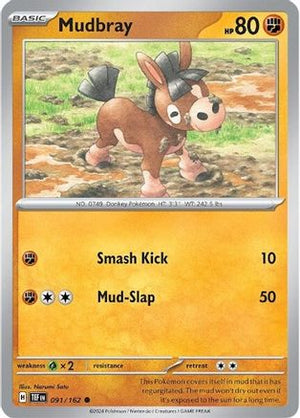 Mudbray 91 - SV05 Temporal Forces Reverse Holofoil - Poke-Collect