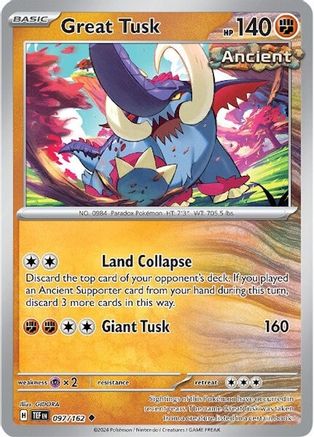 Great Tusk - 097/162 97 - SV05 Temporal Forces - Poke-Collect