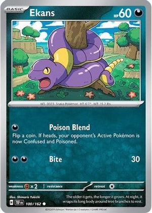 Ekans 100 - SV05 Temporal Forces Reverse Holofoil - Poke-Collect