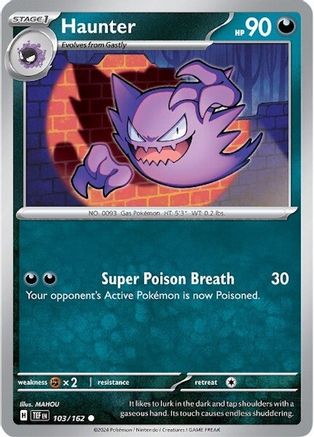 Haunter 103 - SV05 Temporal Forces - Poke-Collect