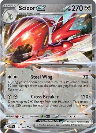 Scizor ex 111 - SV05 Temporal Forces Holofoil